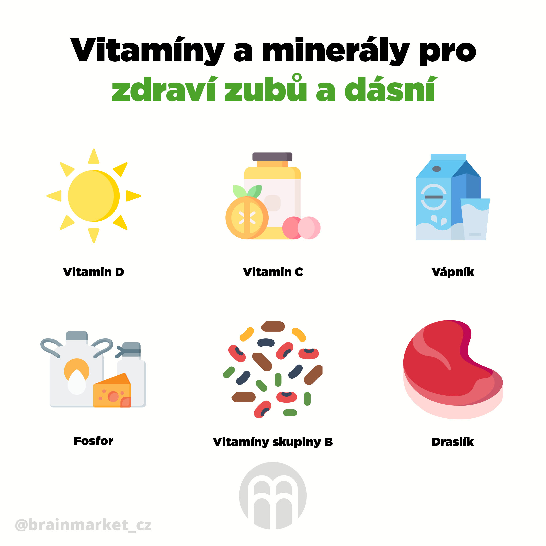 vitaminy a mineraly zuby brainmarket-infografika-cz